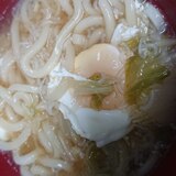 たまご白菜出しうどん